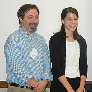 Dr. Nick Bello and Hayley Cohen.