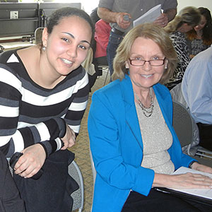 Mary Nasr and Dr. Carol Bagnell.